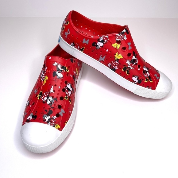 Native Women's Red Slip-On Shoes - Picture 2 of 12